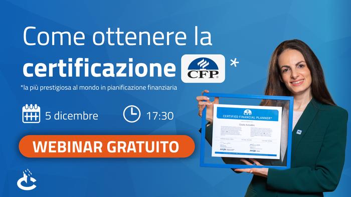 Webinar | Come ottenere la certificazione CFP®